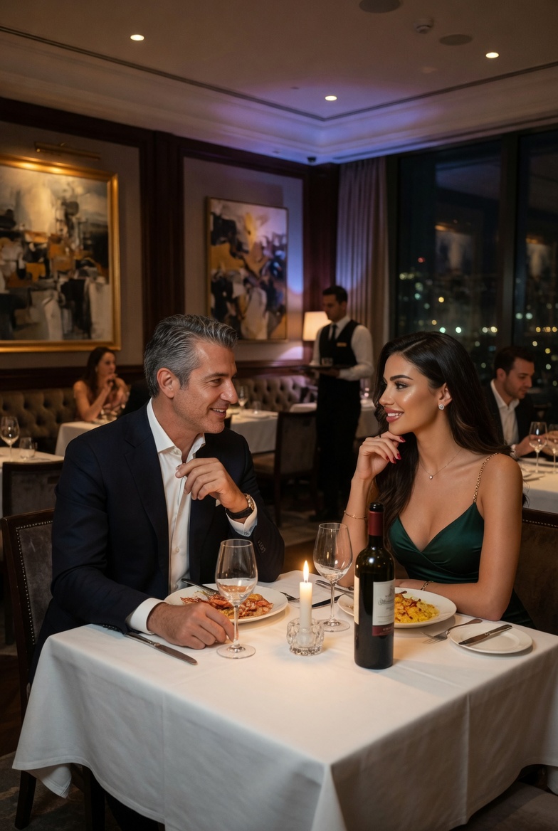 Stilvolle Dinner-Atmosphäre für ein Date in Dortmund
